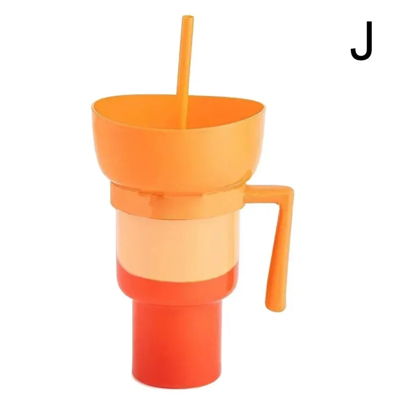 2 in 1 Popcorn Snack Cup 