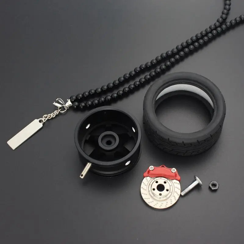 Car Wheel Keychain