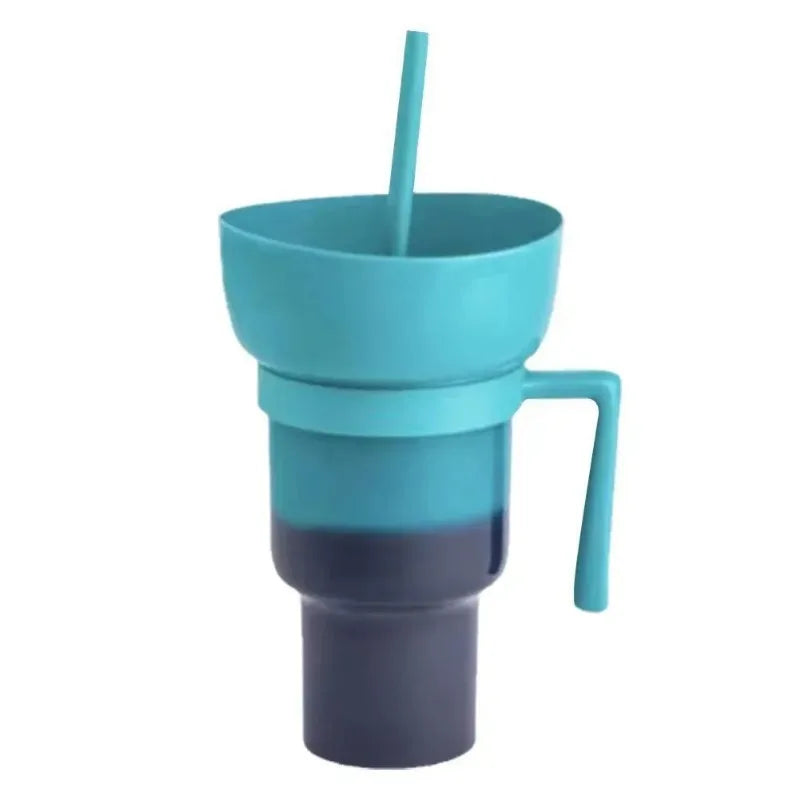 2 in 1 Popcorn Snack Cup 